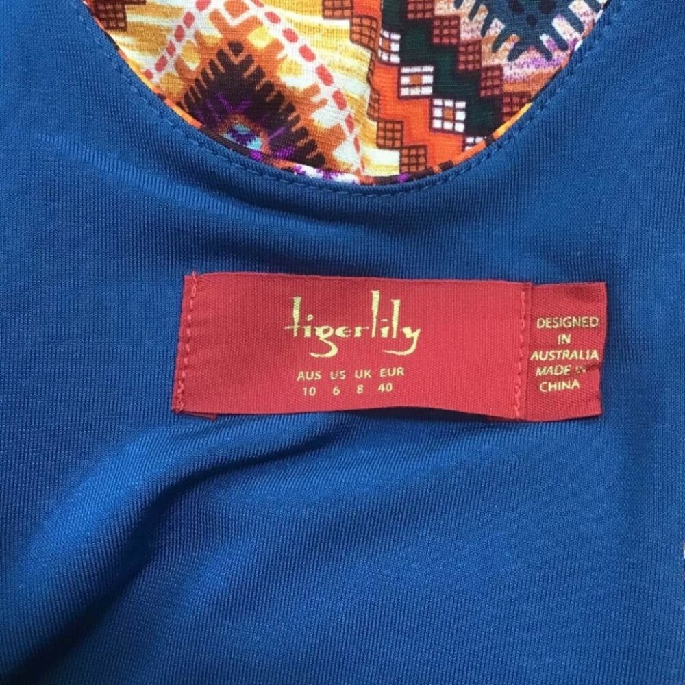 TIGERLILY Zehra Rainbow Bodycon Racerback Tank Mini Dress - Picture 7 of 10